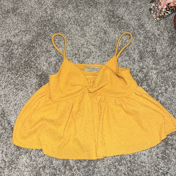 URBAN OUTFITTERS Marigold Cutout Babydoll TANK SIZE SMALL CAN FIT MEDIUM - Picture 4 of 8